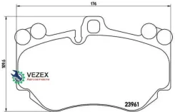 ������� ��������� VW/Porsche Touareg/Cayenne 02- �����. Brembo P65016 P65016 ����