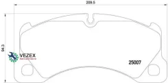 ����. ������� Fr POR Cayenne, Panamera, VW Tou �-� Brembo P65021, ������ �������� P65021 ����