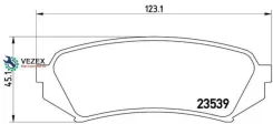 ������� ��������� �������� ������ Lexus LX (UZJ100) 09/97-03/08 / Toyota (FAW) LAND Cruiser 100 (_J1 Brembo P83049 P83049 ����