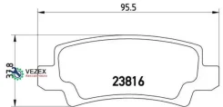 ������� ��������� Toyota Corolla -07 ����. Brembo P83065 P83065 ����