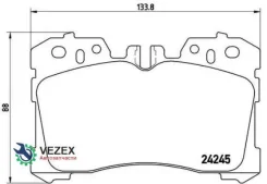������� ��������� Lexus LS 06- 4.6-6.0 �����. Brembo P83075 P83075 ����