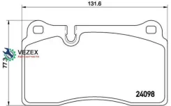 ������� ���. VW Touareg 08/10= Brembo^P85110 Brembo P85110 P85110 ����