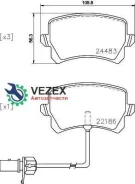������� ��������� AUDI Q3 13- ����. � ����. Brembo P85142 P85142 ����