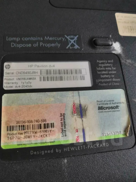 HP Pavilion dv4. ��� 4 ��, WiFi: 1 ����