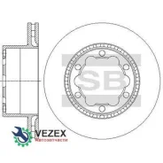 ���� ��������� Mercedes Sprinter 06/VW Crafter (3/3.5/5t) 06 ������ ����. Sangsin Brake SD5603 SD5603 ����