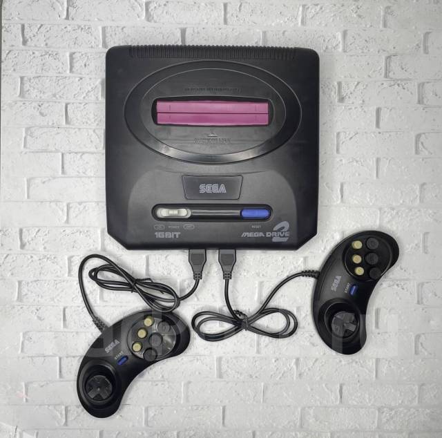 Приставка Sega Mega Drive 2 + 2 джойстика+ Игры, новый, в наличии. Цена ...