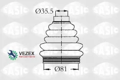 ������� ����� Citroen �4/Peugeot 206-307 �����. Sasic 2933203 2933203 ����