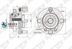 ������� � ����� FR RH/LH Nissan Tiida C11 ����� ���� SAT ST40202EM00A, �������� ST40202EM00A ����