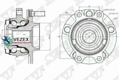 ������� FR RH Nissan Teana J32(VQ25)/TNJ32(QR25), Murano TNZ51(QR25) 29 ������ SAT ST40202JP01A, ������ �������� ST40202JP01A ����