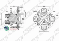 ������� Corolla NZE121 00-06 2WD 3-DACF026F-7AS LH=RH SAT ST4245012051, �����/������ ST4245012051 ����