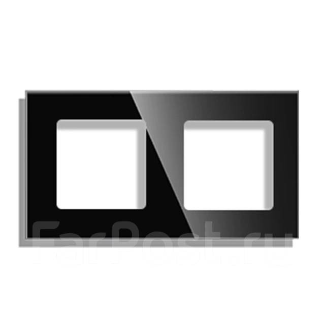 Стеклянная рамка для сенсорного выключателя розетки TV разъема LAN ...