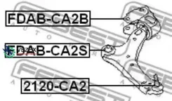 ���������� �������� ��������� ������ (ford mondeo ca2 2007-) Febest Fdabca2S FDABCA2S ����