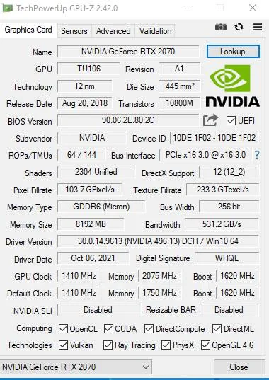 GeForce RTX 2070 ����