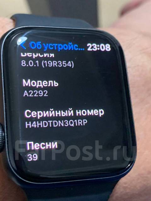 Apple Watch 6 44 mm, умные часы, NFC, iOS, б/у, в наличии. Цена: 26 500 ...