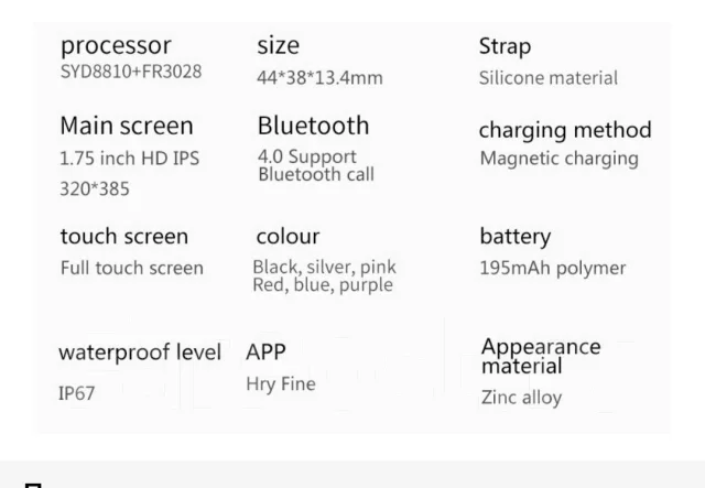 Smart Watch. IP67 ����