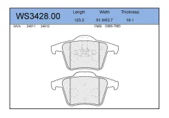 ������� ��������� ������ Volvo XC90 2002-2014 WS342800 ����