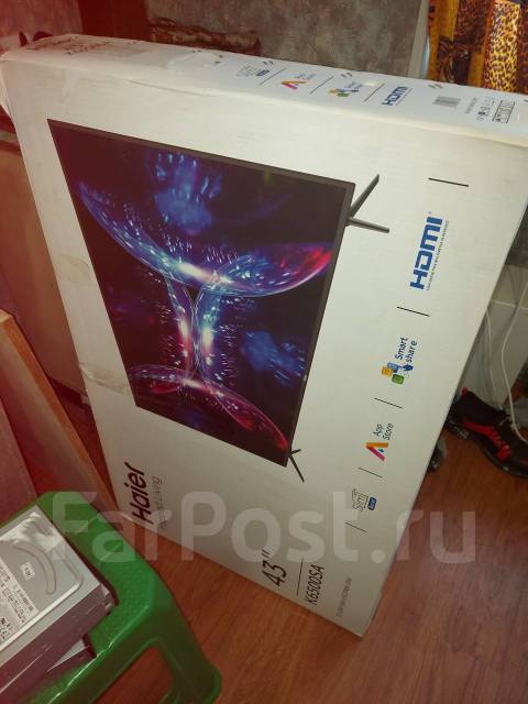 Haier. Новый смарт телевизор 43 дюйма. Небольшой дефект - Телевизоры во ...
