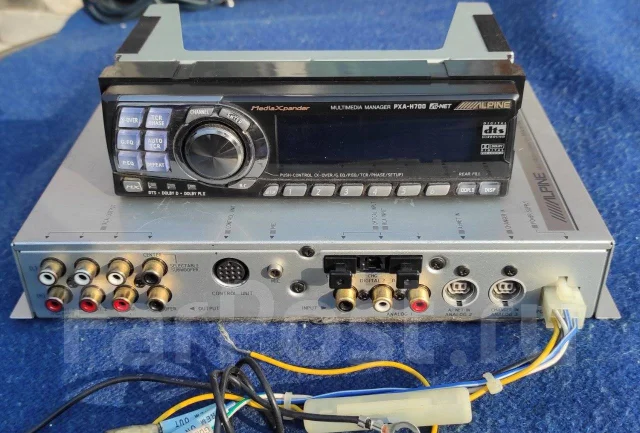 Процессор Alpine PXA-H700 + RUX C-700, 1 DIN — 178x50 мм, б/у, в 