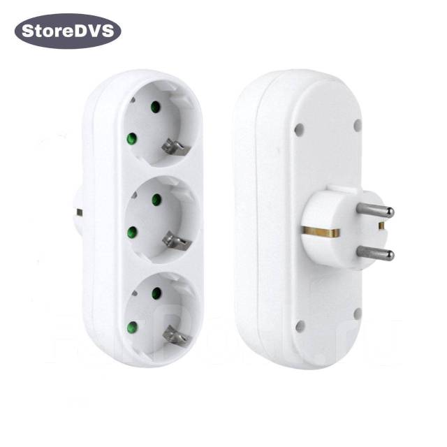Разветвитель сетевой (тройник) Ledon 16A/250V в "StoreDVS", новый, в ...