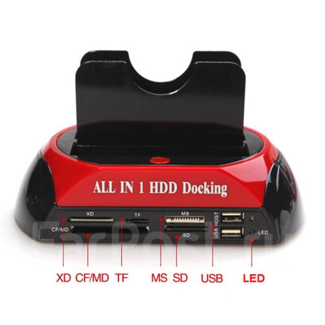 Док станция для жесткого диска HDD IDE/SATA для 2,5/3,5", новый, в ...