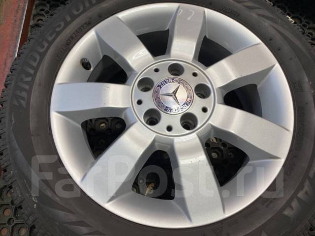 Оригинальные диски Mercedes R16 PСD 5х112 OFF+46, 6J из Японии, 16", 1 ...