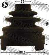 ������� ���� ���������� �������� 88.5x96x25 | ����/��� | Febest 0215Z51T 0215Z51T ����