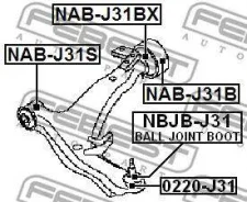 ����� ������� ��������� ������� ������ | ����� ����/��� | Febest 0220J31 0220J31 ����