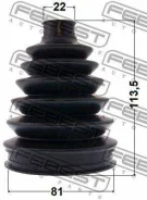 ������� ���� �������� �������� pvc 81x113.5x22 | ����/��� | Febest 0317Pjazz 0317PJAZZ ����