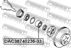 ��������� ��������� 38x74x36x33 | ����� ����/��� | Febest DAC3874023633 DAC3874023633 ����