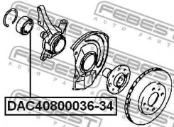 ��������� ��������� 40x80x36x34 | ����� ����/��� | Febest DAC4080003634 DAC4080003634 ����