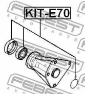 ��������� ��������� �������� ������� ����������� 35x62x14 | ����� ����/��� | Febest KITE70 KITE70 ����
