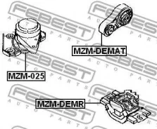 ������� ��������� (��������������) | ����/��� | Febest MZM025 MZM025 ����