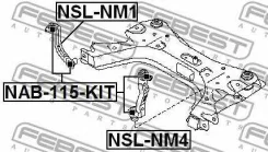 ����������� �������� ���� ������������� (��������) | ����� ����/��� | Febest NAB115KIT NAB115KIT ����