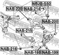 ����������� ������ ���� | ��� ����/��� | Febest NAB215 NAB215 ����