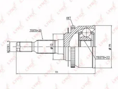 ���� ������� 25/22 ABS 48 CO3648A Lynxauto Lynxauto CO3648A CO3648A ����
