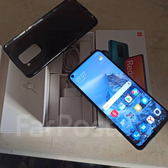 6,5" Смартфон Xiaomi Redmi Note 9, 64 гб, 6.50", моноблок, черный, 4G ...