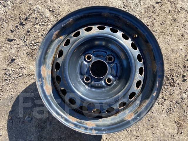 Один диск Honda R14 4x100, 14", 1 шт, штампованные, 56,1 мм. 1 шт, б/у ...