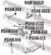 ����������� ������� ����������� ������ �������� | ��� ����/��� | FORD Explorer TUB 2011-2013 [CAN] Febest FDAB044 FDAB044 ����