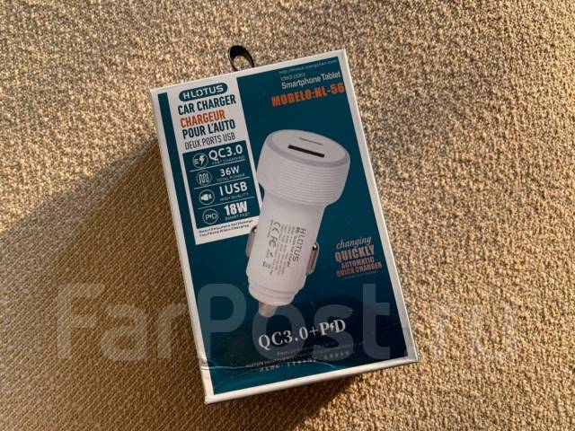 Автомобильная Зарядка USB Type-C в прикуриватель - Автоаксессуары во ...