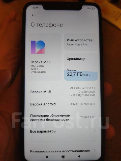 Xiaomi Redmi Note 6 Pro. �/�, �����, 3G, 4G LTE, Dual-SIM, NFC ����