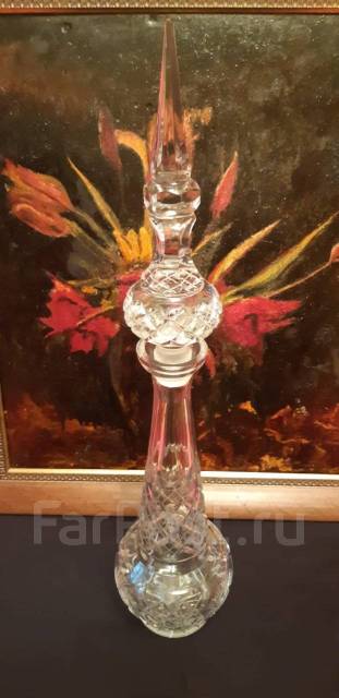 Графин хрустальный, СССР, огромный, 63см высота! Редкий! Аукцион ...