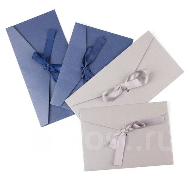 Изготовление конвертов с логотипом, нанесение на конверты, крафт ...