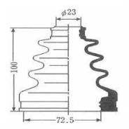 ������� ���� /�������� ���������� ����� /������ Seiken /Toyota Nadia Ipsum 1998-2001 Camry Gracia 1997-2002; 23100*72.5; 600-00129; SB129 C1114T Seike...