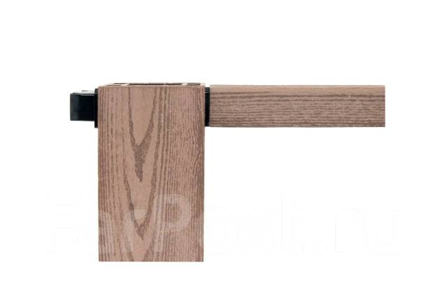 Поручень(перила) для террасной доски из ДПК производство Россия серый ...