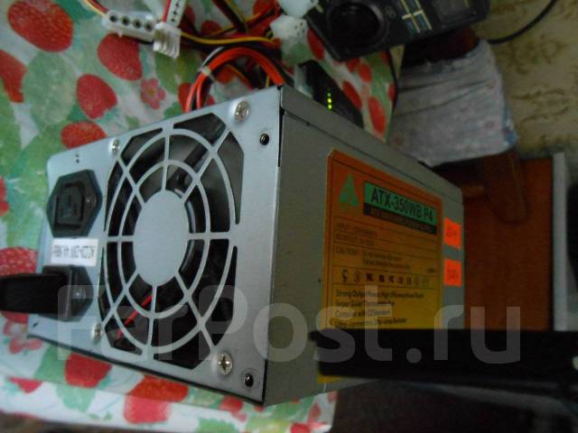 Блок питания на компьютер (системный блок ) 20+4 PIN 350 ВАТТ, б/у, в ...