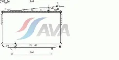 �������� ���������� ��������� Chevrolet Epica (V250) 05- (����) AVA DW2136 DW2136 ����