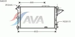 �������� ���������� ��������� OPEL Vectra A 88- (����) AVA OLA2119 OLA2119 ����
