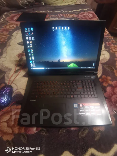 MSI GL72 6QF. 17.3", 2 600����, ��� 8 ��, ���� 1 000���, WiFi: 1, Bluetooth: 1, ����������� �� 2��. ����