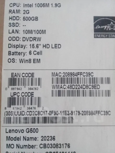 Lenovo G500 ����