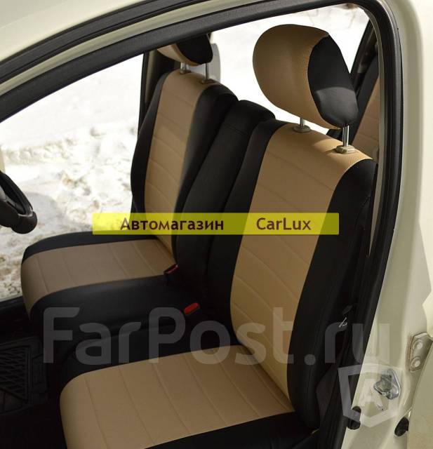 Модельные штатные чехлы Toyota Passo 2004-2010 (Черный) Автостиль ...